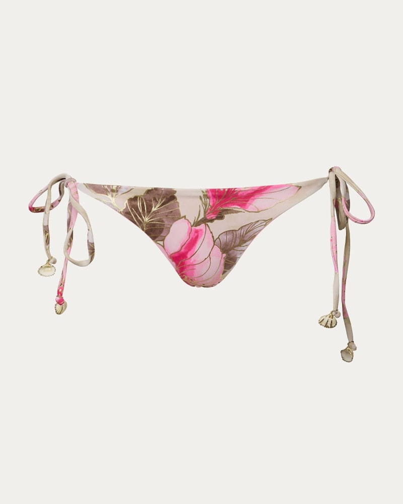 Front of a size L Soliel Bottom In Golden Hibiscus in Golden Hibiscus by Beach Riot. | dia_product_style_image_id:347241